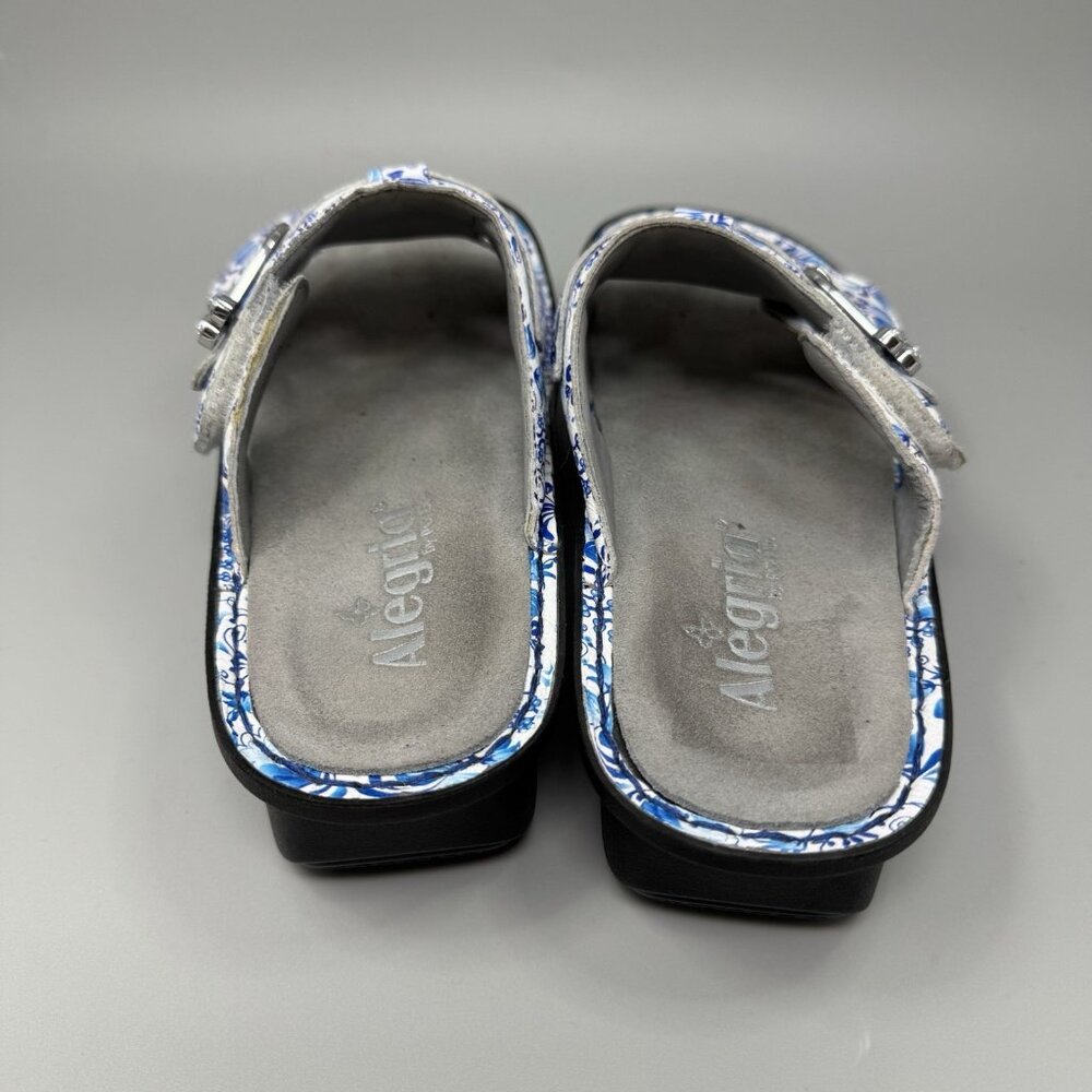 ALEGRIA Peggy Womens Floral Pattern Platform Slides Sandals Size US 8 Size 38 EU - Picture 5 of 7
